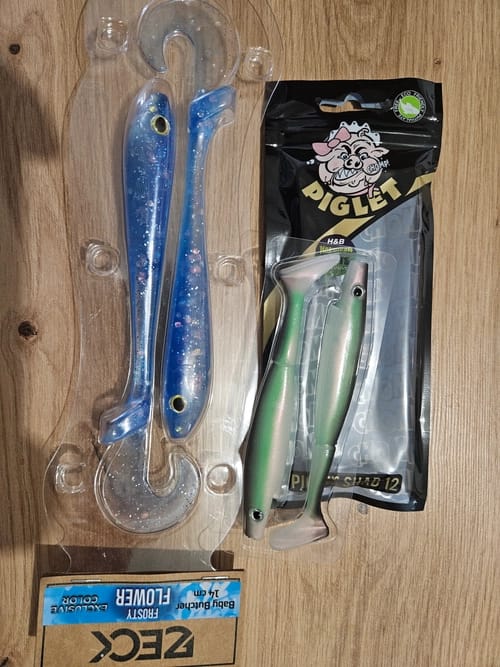 Lot De Leurres De Pêche Variés Avec étui – Occasion – Formes Poisson
