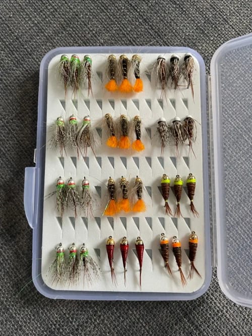 Mxzzand Boîte de pêche à la mouche Boîte de Pêche à Mouche Boîte de